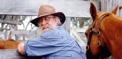 Jack Drake performing Australian bush poetry
